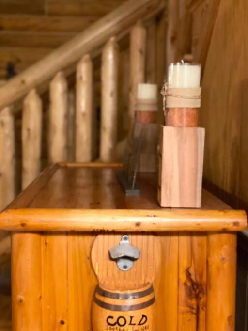 One Of A Kind Rustic Log Cabin Near Bryce Resort - Large Game Room - Fire Pit - Large Deck - Bbq Basye Exteriör bild