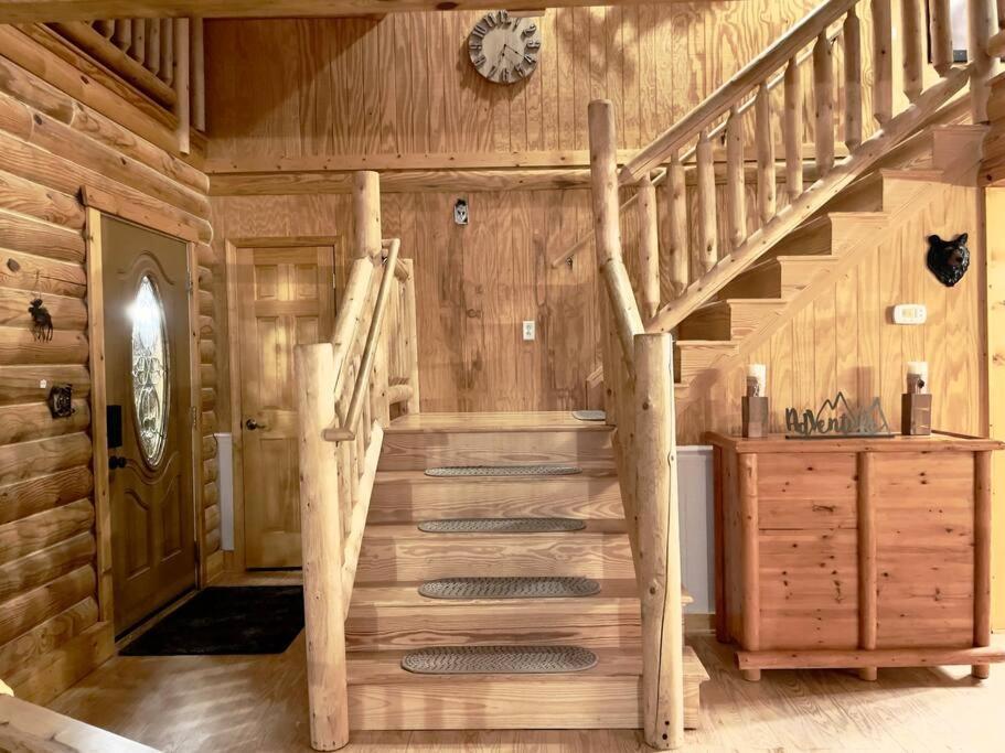 One Of A Kind Rustic Log Cabin Near Bryce Resort - Large Game Room - Fire Pit - Large Deck - Bbq Basye Exteriör bild